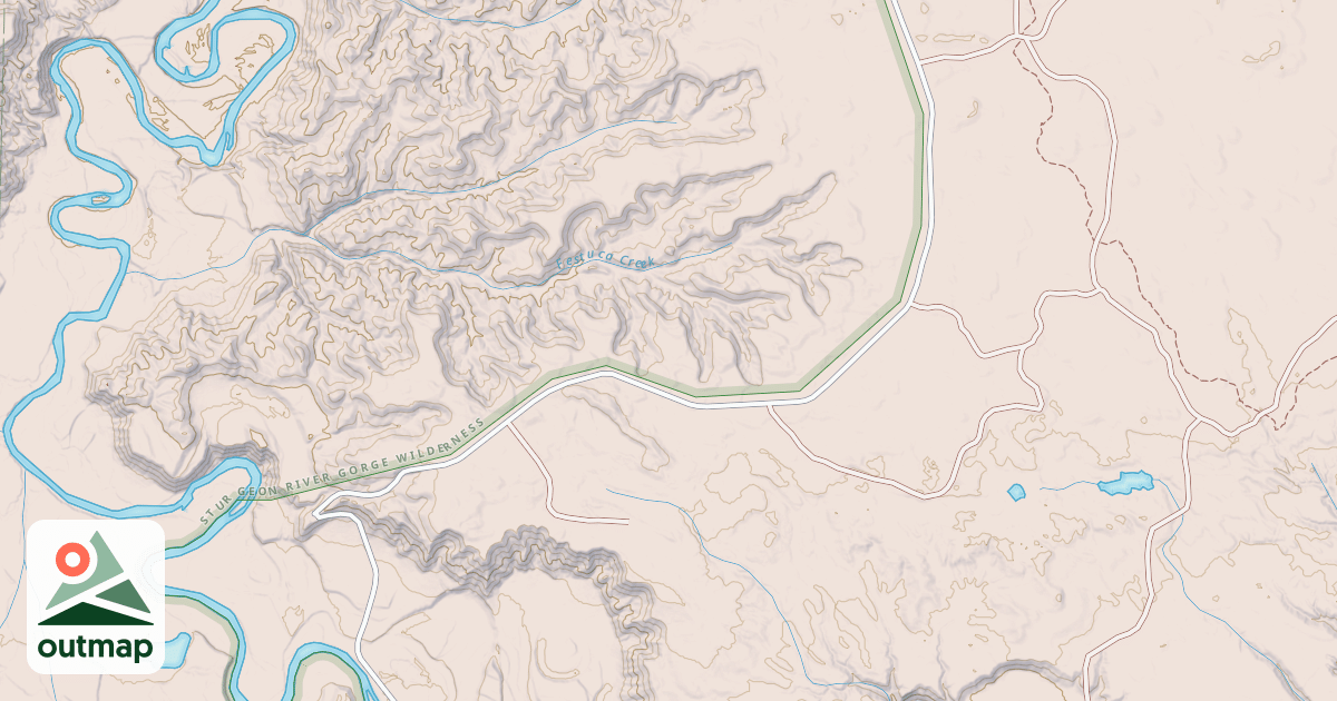 Map of Bessemer Snowmobile #8