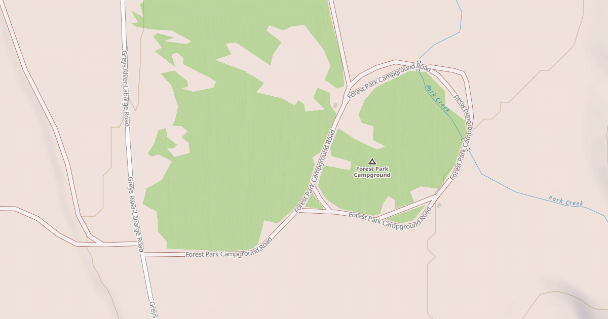 Map preview of FOREST PARK CAMPGROUND