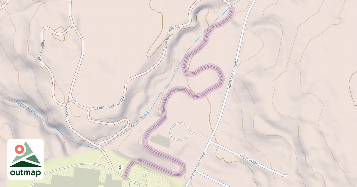 Map of Eaton Brooke Loop