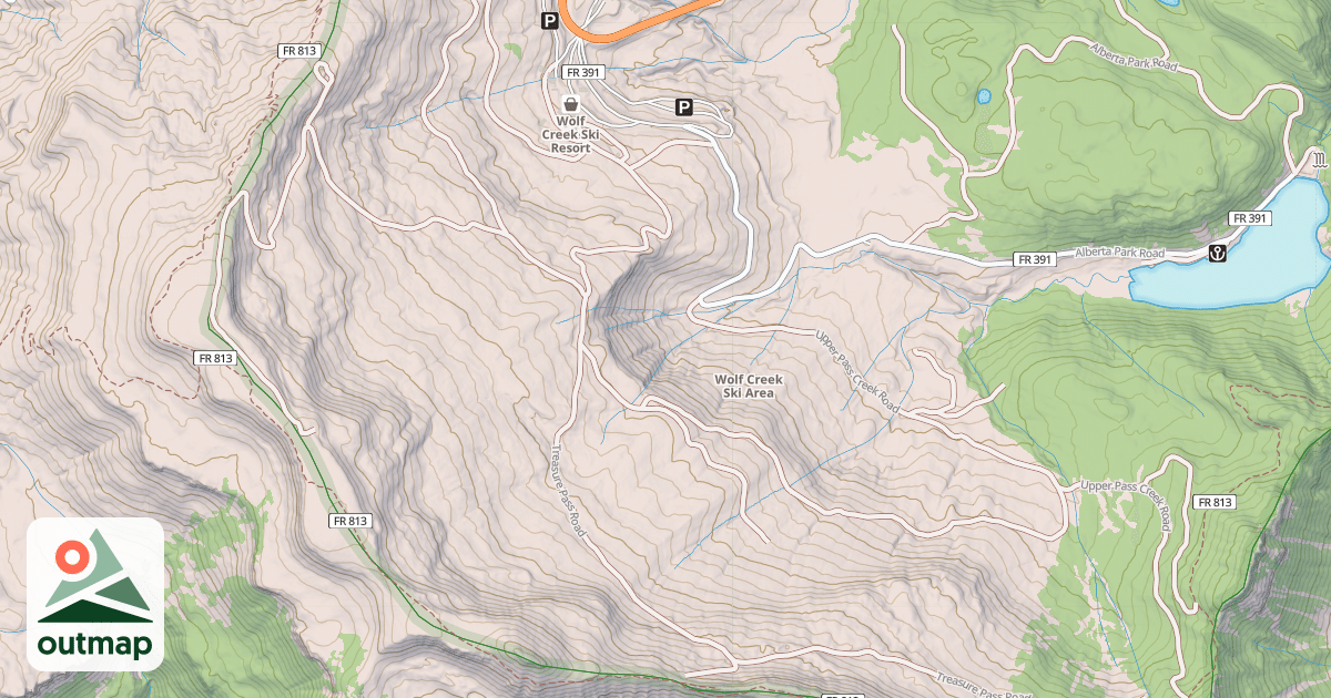 Map of TREASURE PASS
