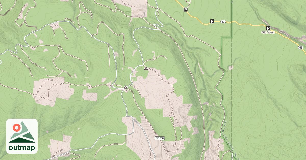 Map of Discovery Ohv