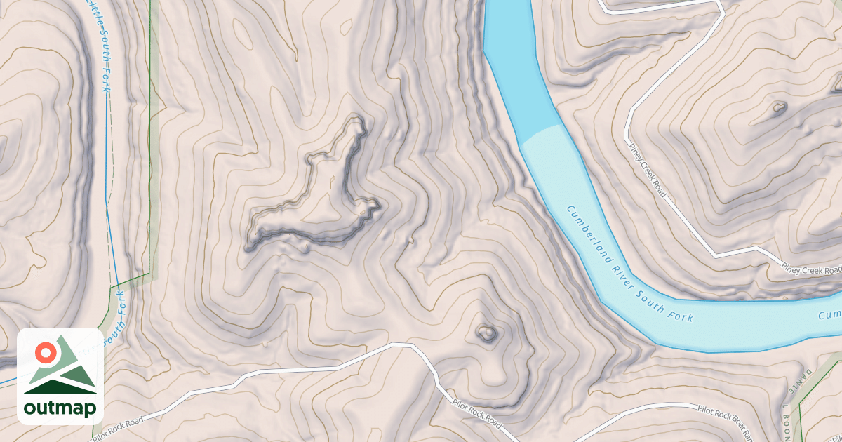 Map of PILOT ROCK BOAT LAUNCH RD