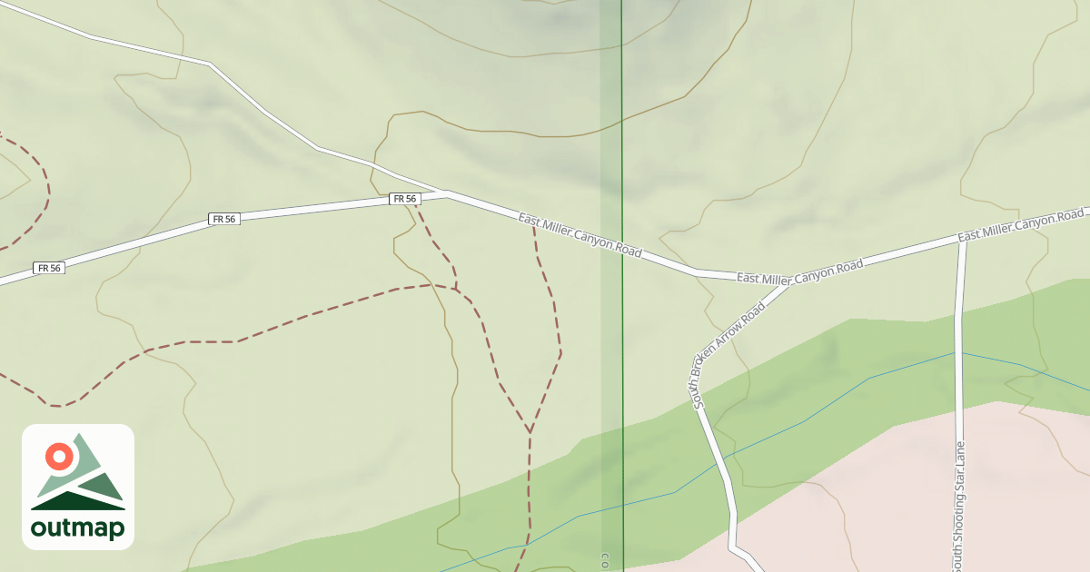 Map of BROKEN ARROW RANCH