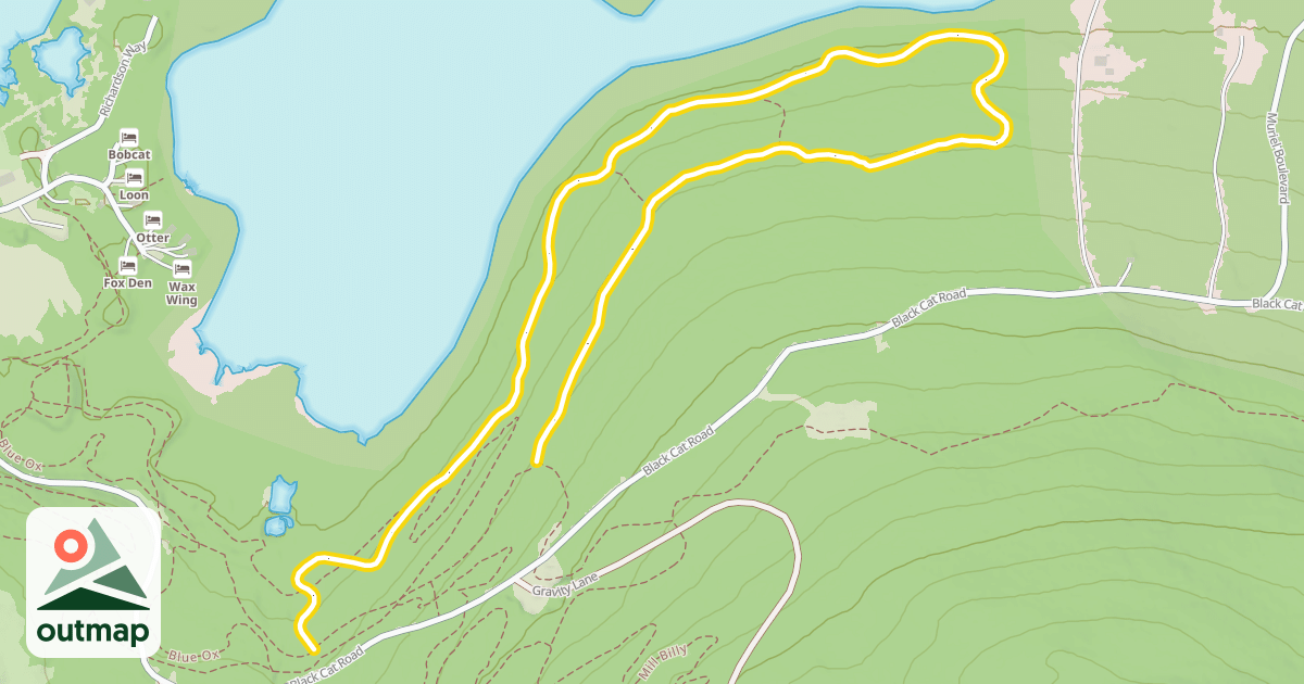 Map of Lakeside Trail