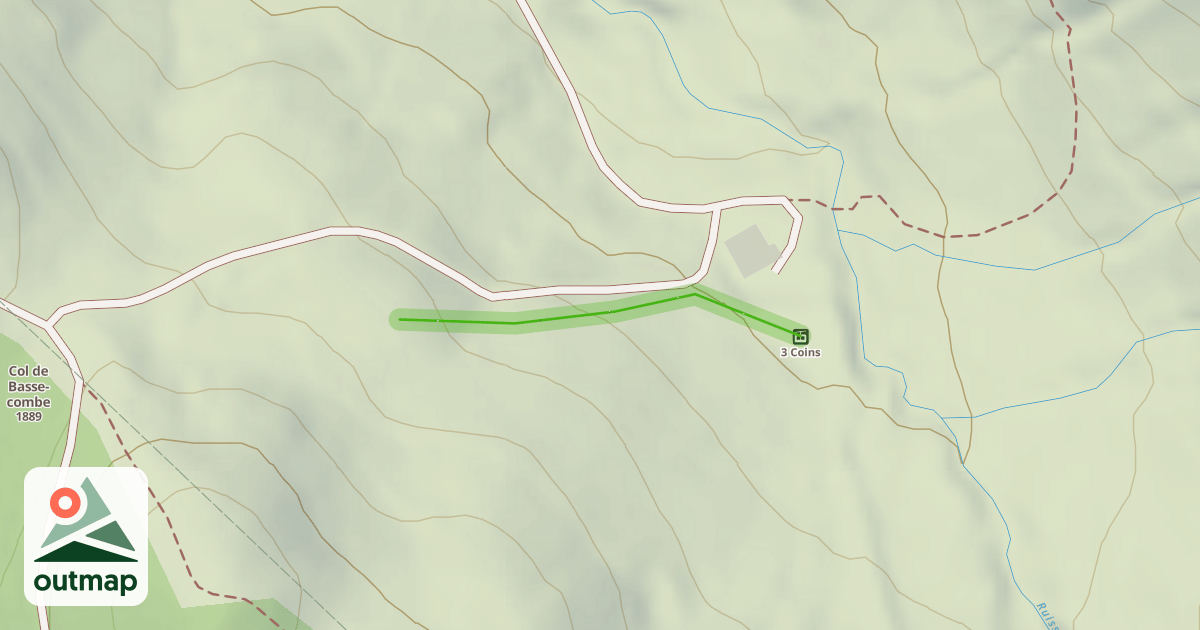 Map of Basse Combe