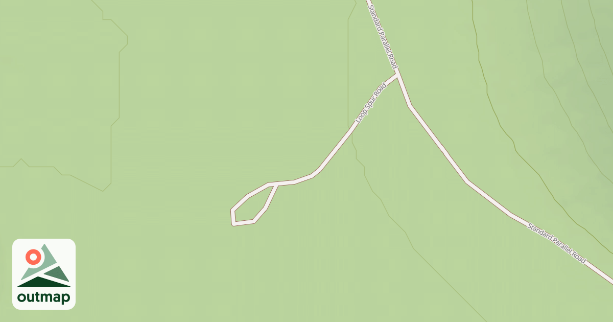 Map of LOOP SPUR ROAD