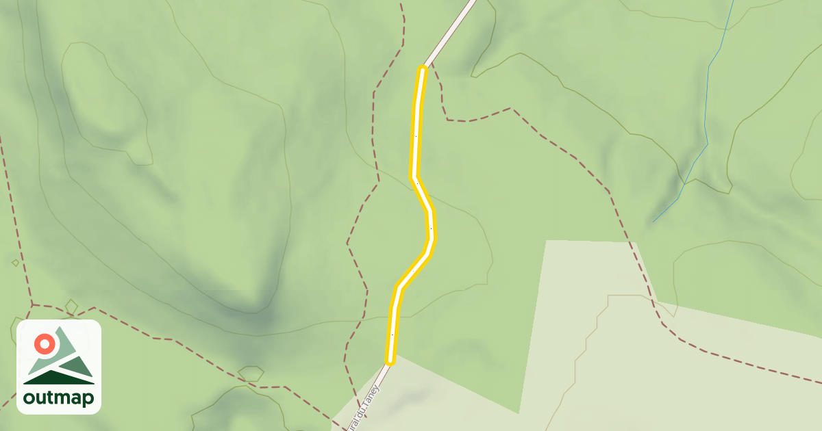 Map of Chemin rural du Taney