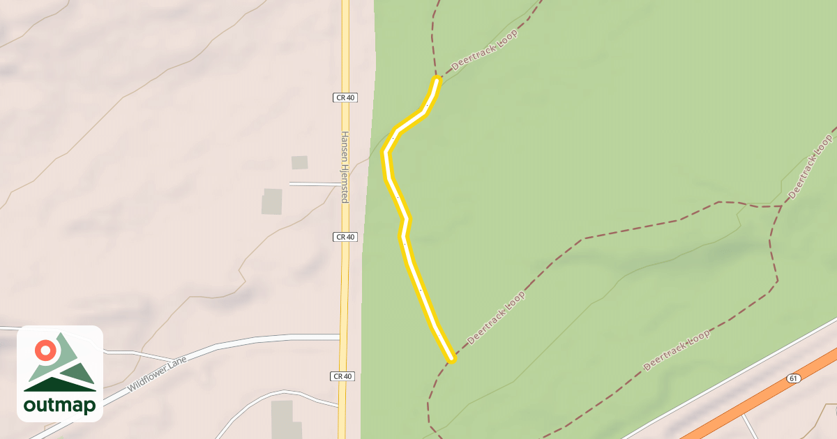 Map of Deertrack Loop