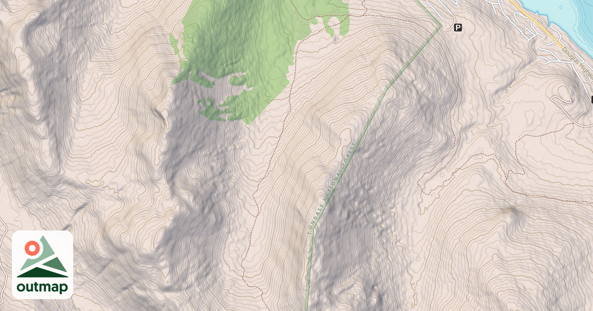 Map of Dan Moller Trail
