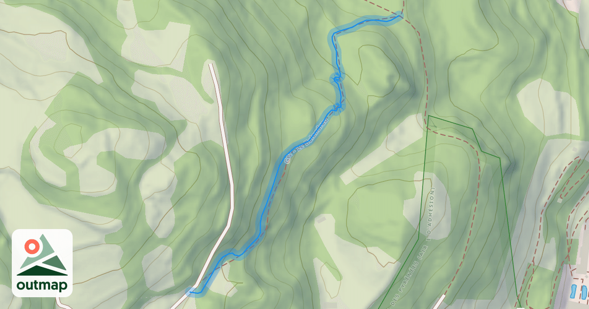 Map of Gez - Le Balandrau