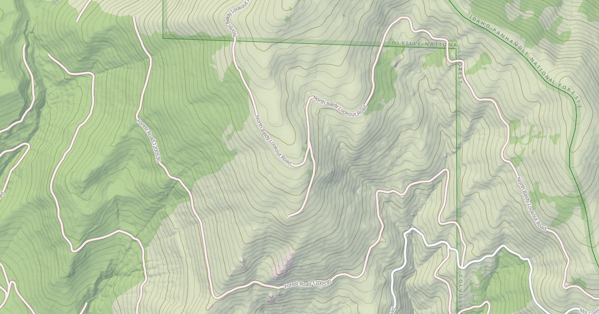 Map preview of USFS Motor Vehicle Use Map Roads {497CCEB6-6565-472B-B218-C3C8AD4CAC7B}