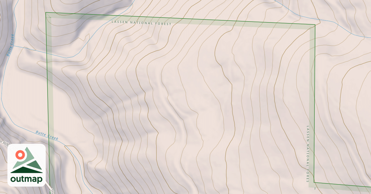Map of BUTTE SOUTH NO 2