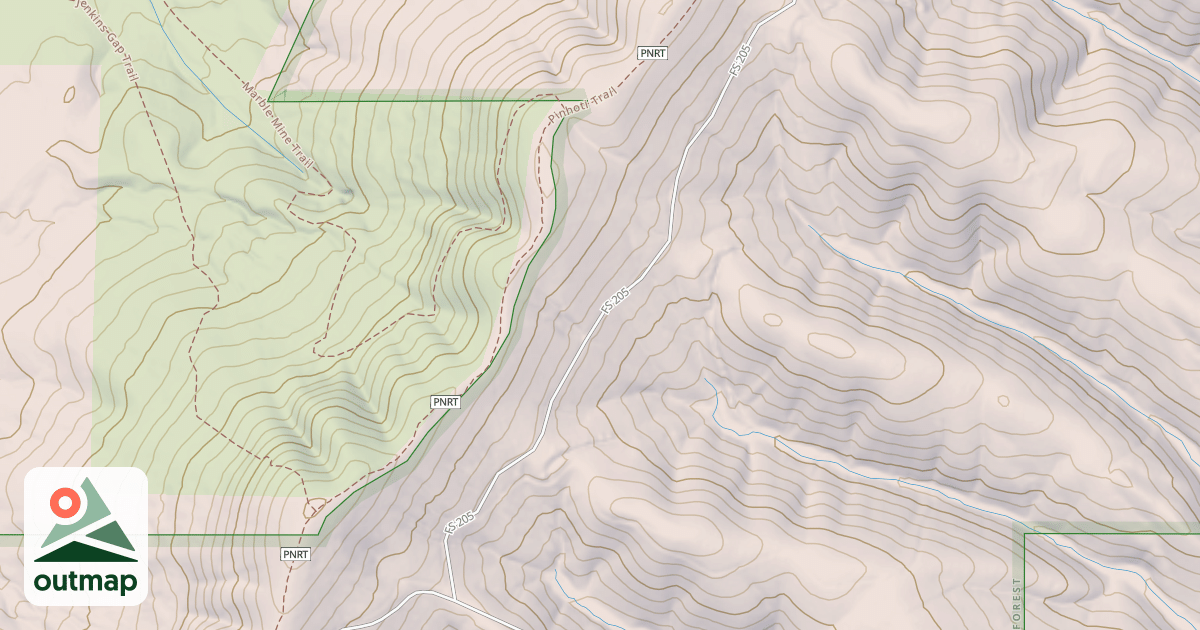 Map of S.TAYLOR RIDGE