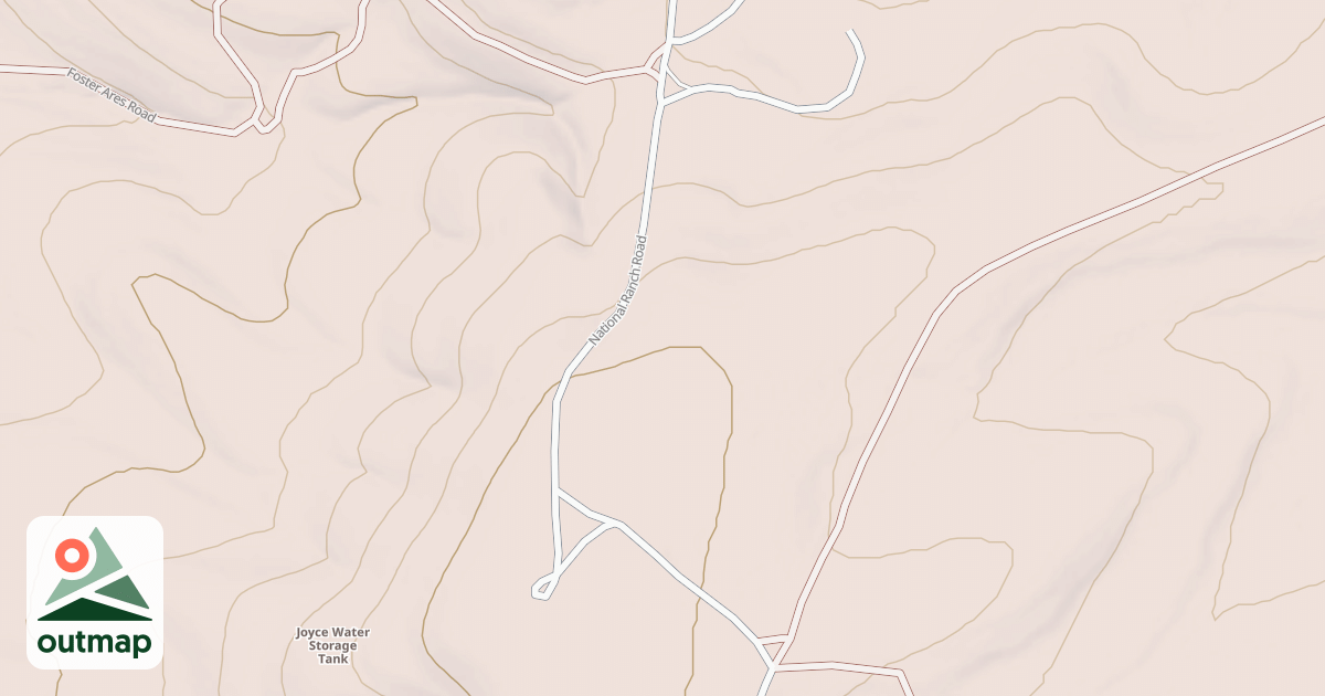 Map of NATIONAL RANCH
