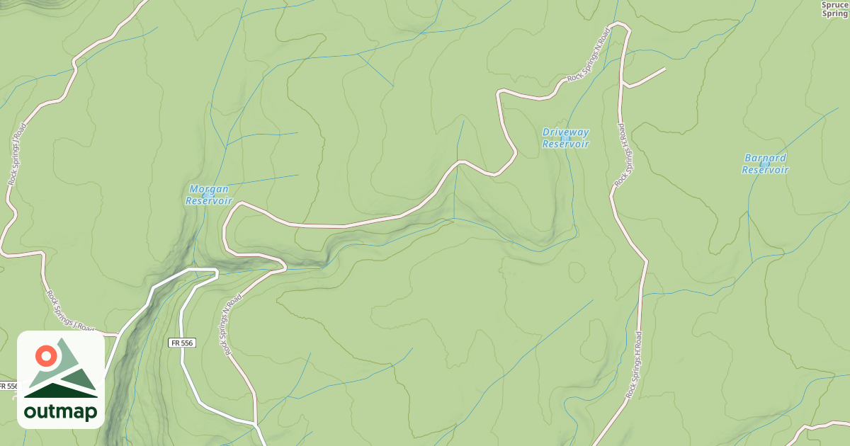 Map of ROCK SPRINGS N