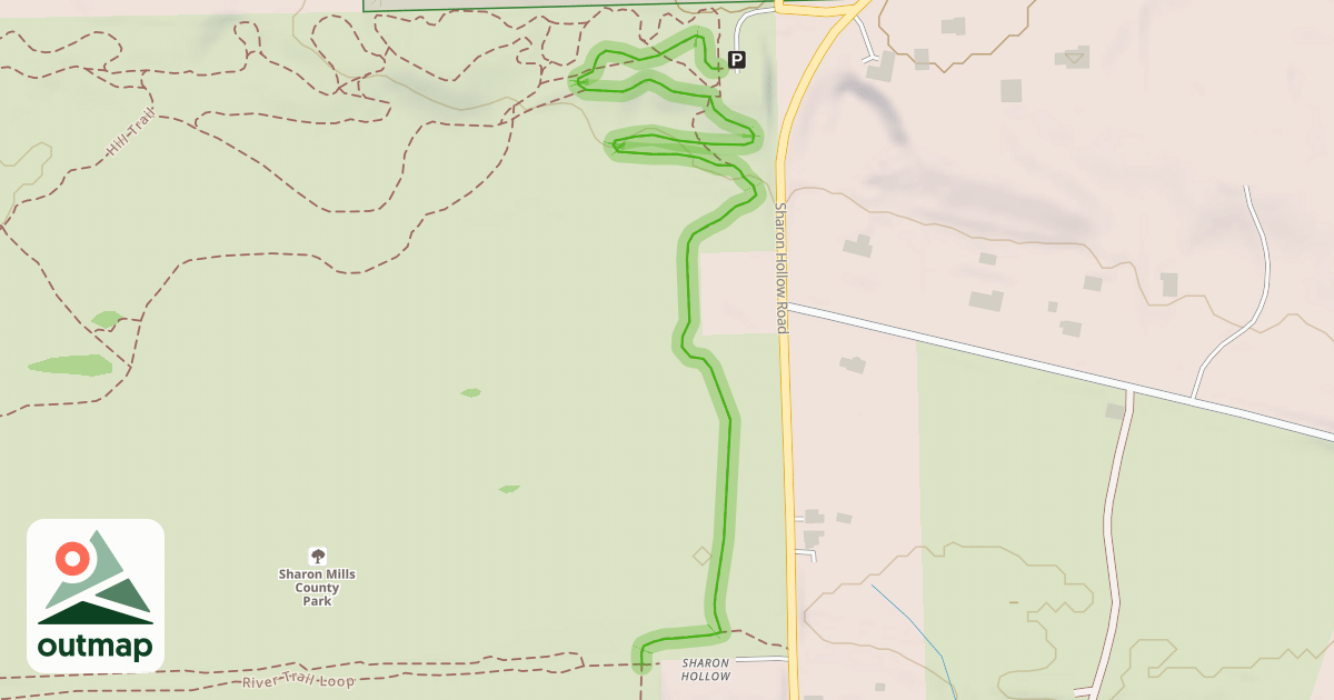 Map of Hill Trail