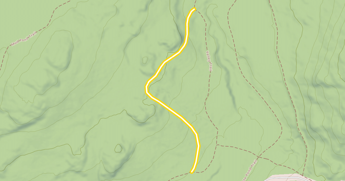 Map preview of Mud Pond Trail