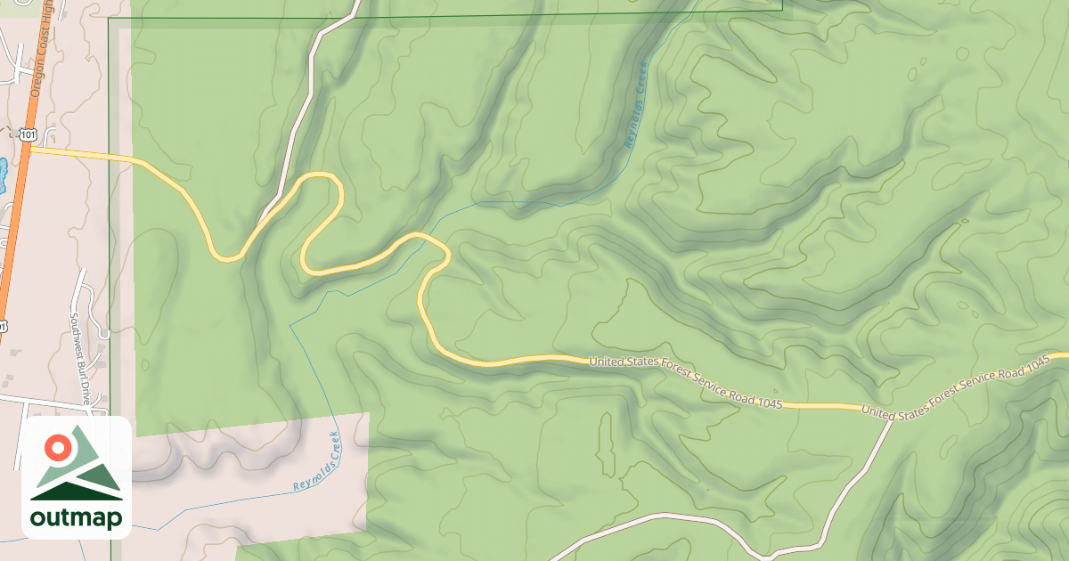 Map of DICK'S FORK
