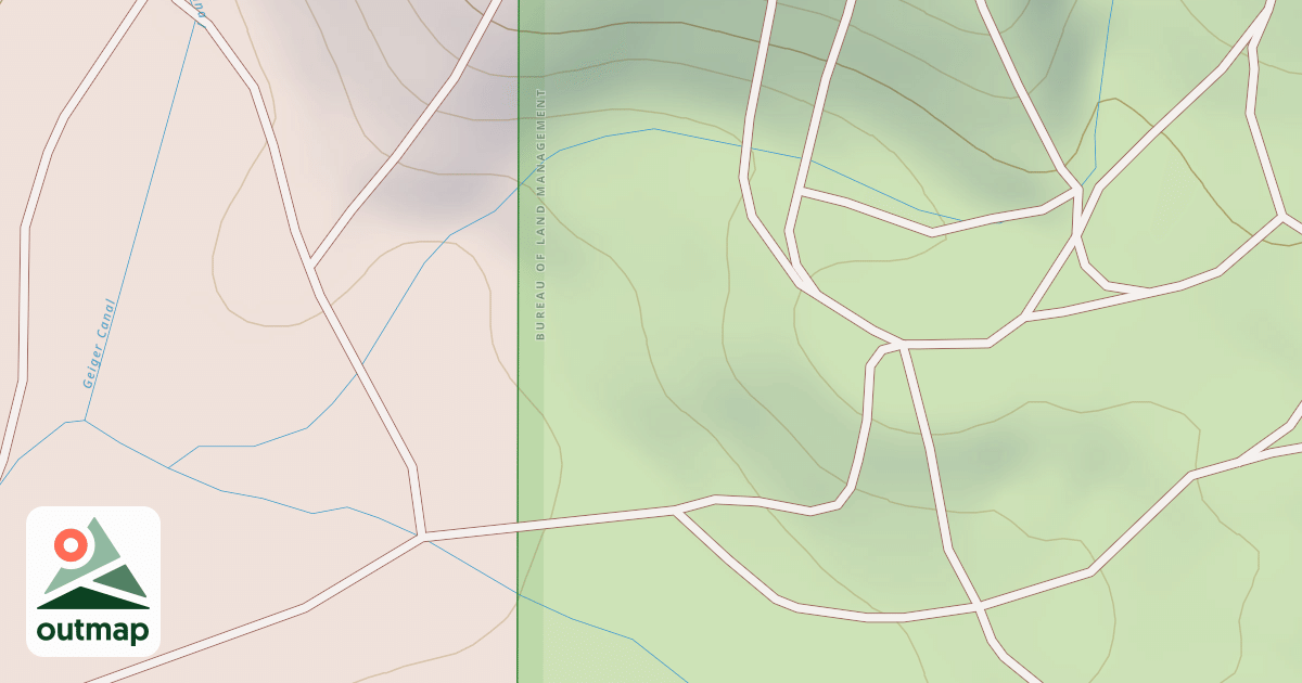 Map of BLM National GTLF Public Motorized Roads 53da3eef-3222-4d20-8bca-e97b27e25cc4