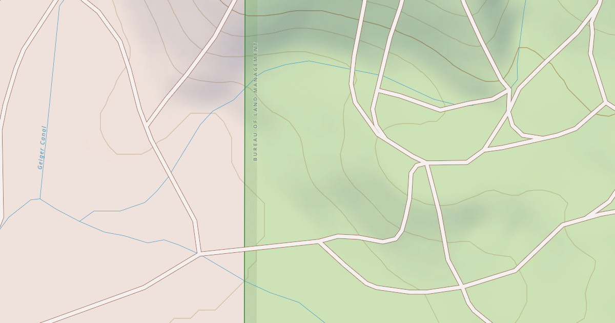 Map preview of BLM National GTLF Public Motorized Roads 53da3eef-3222-4d20-8bca-e97b27e25cc4
