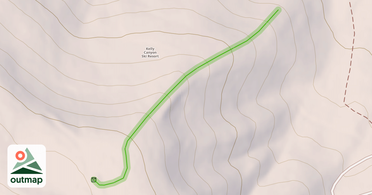 Map of Stoney Mountain Ridge