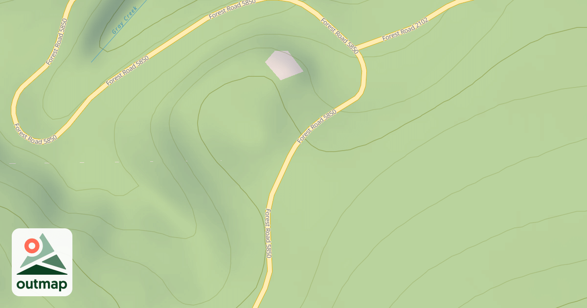 Map of HIGH DIVIDE
