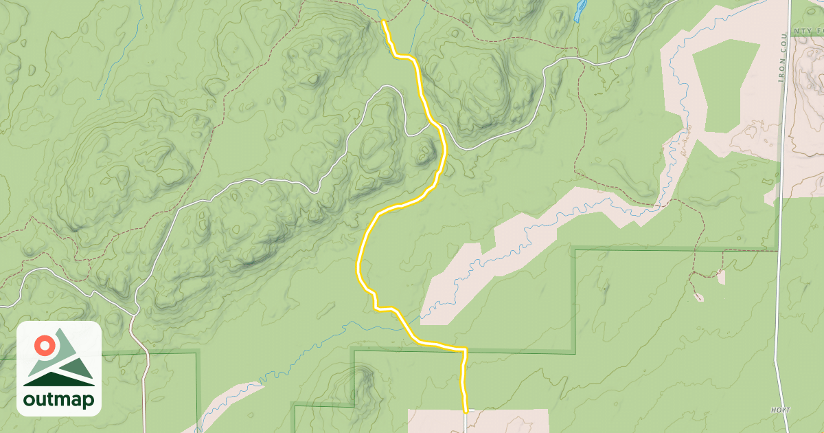 Map of Krankkala Spur