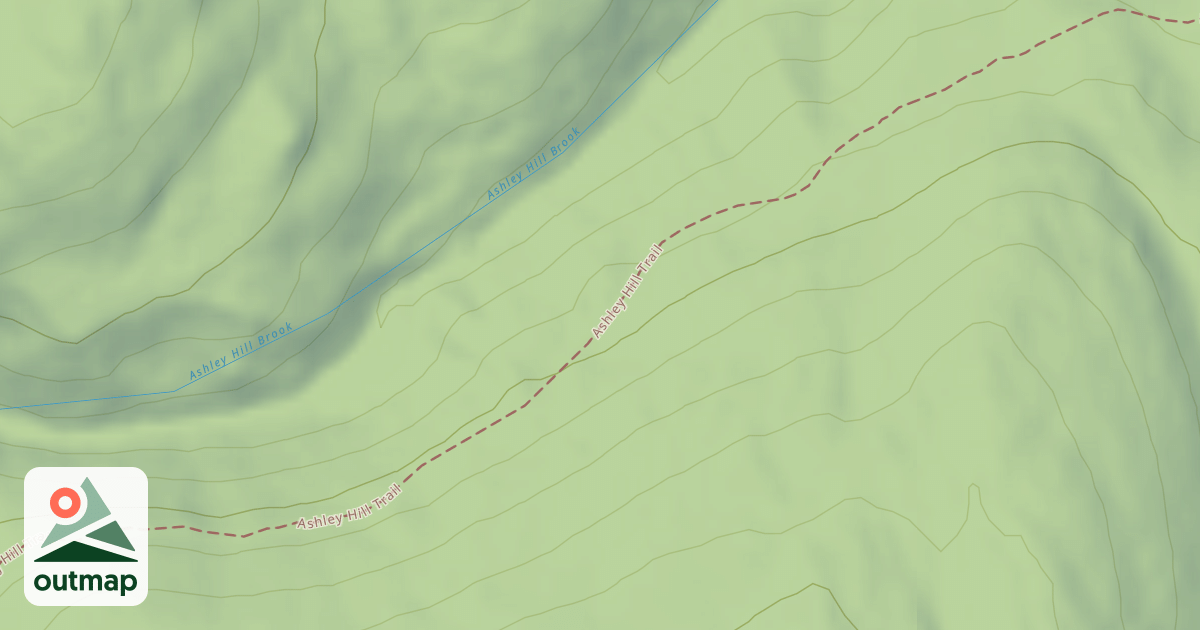 Map of Ashley Hill Trail