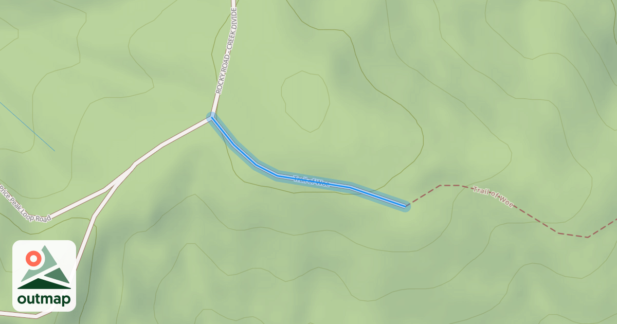 Map of Trail of Woe