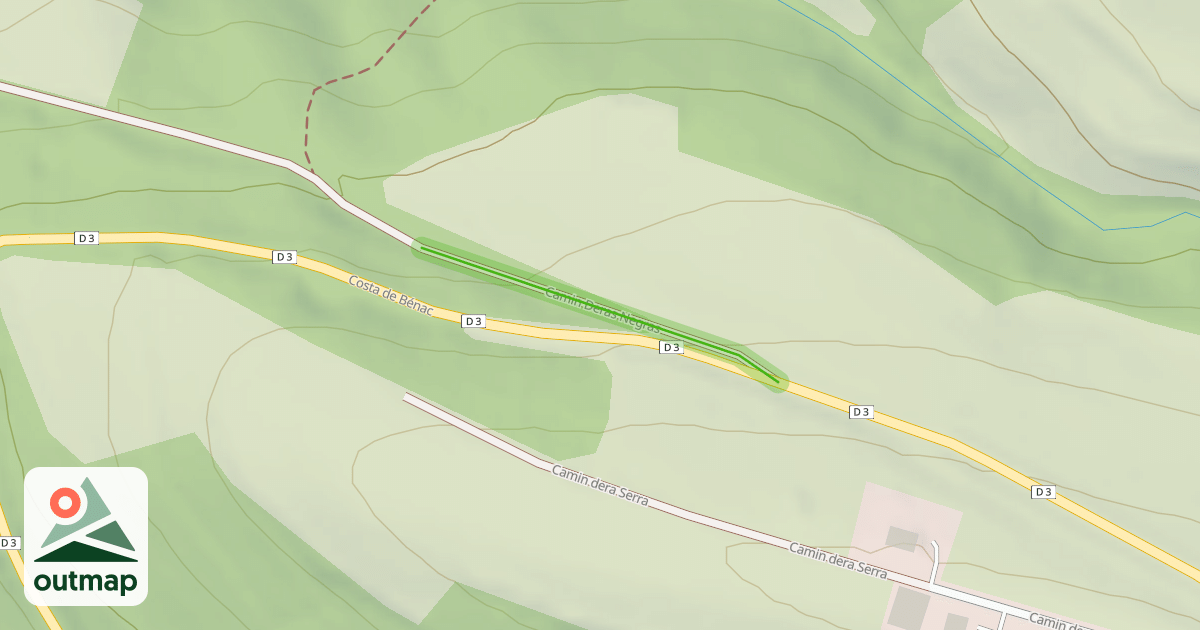 Map of Camin Deras Negras