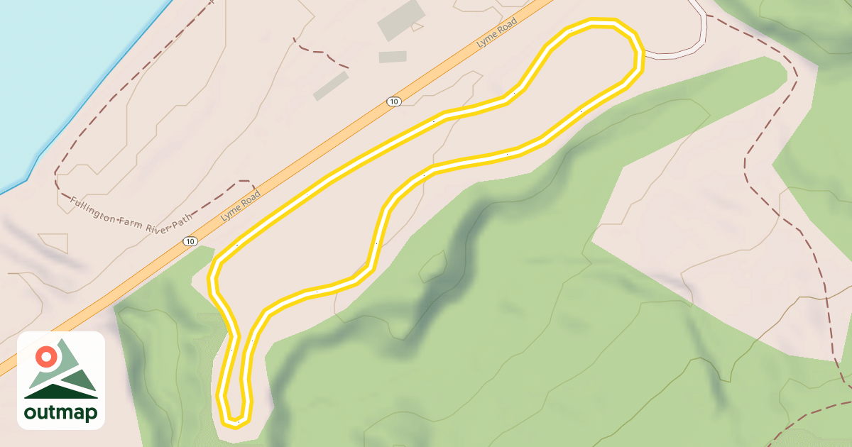 Map of Fullington Farm Loop