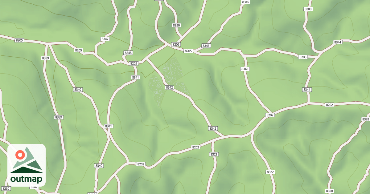 Map of USFS Motor Vehicle Use Map Trails 19469