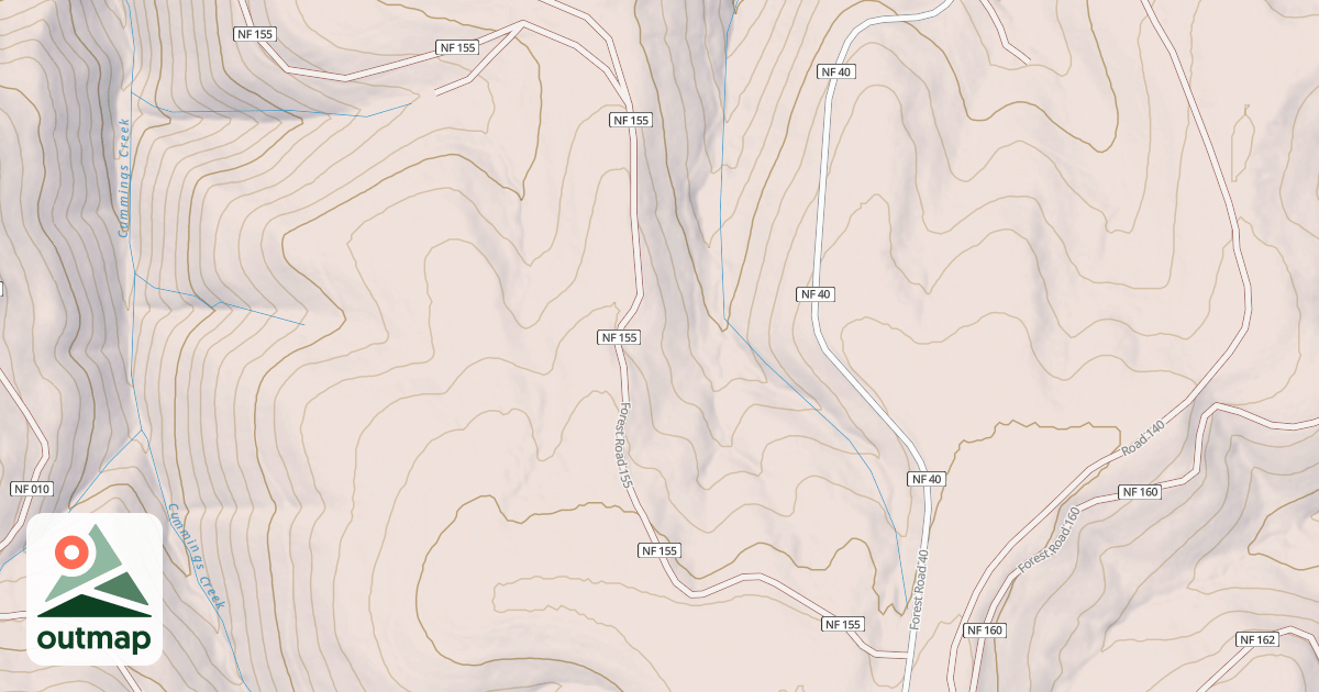 Map of LITTLE BEAR WALLOW