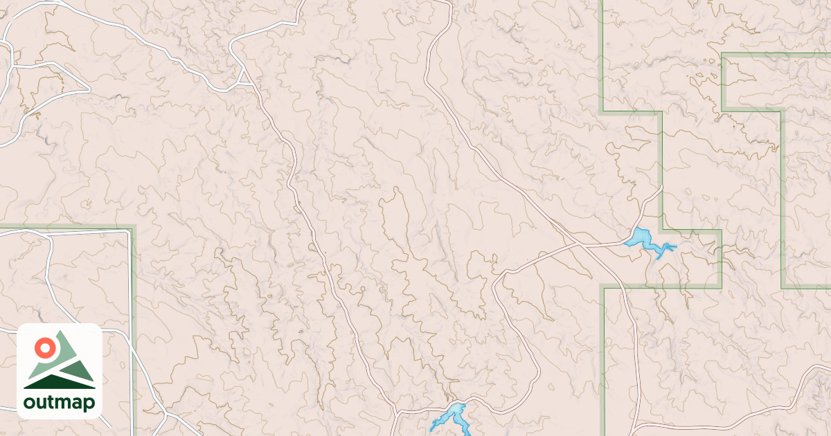 Map of East Fork Loop