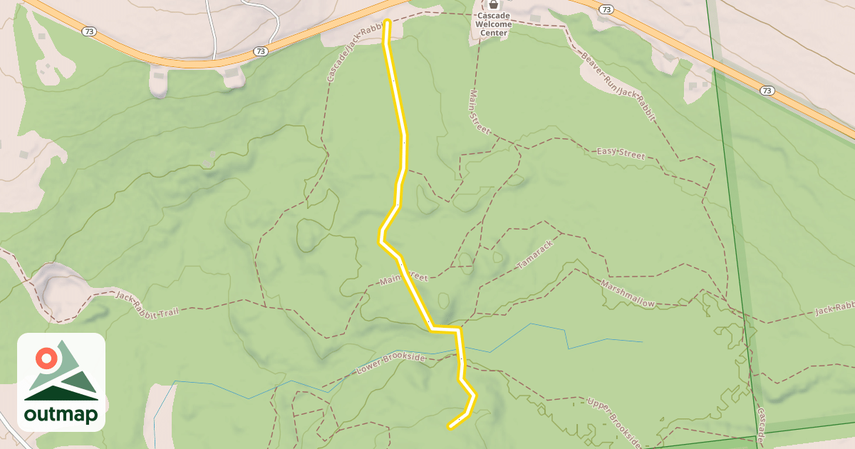 Map of Rabbit Run