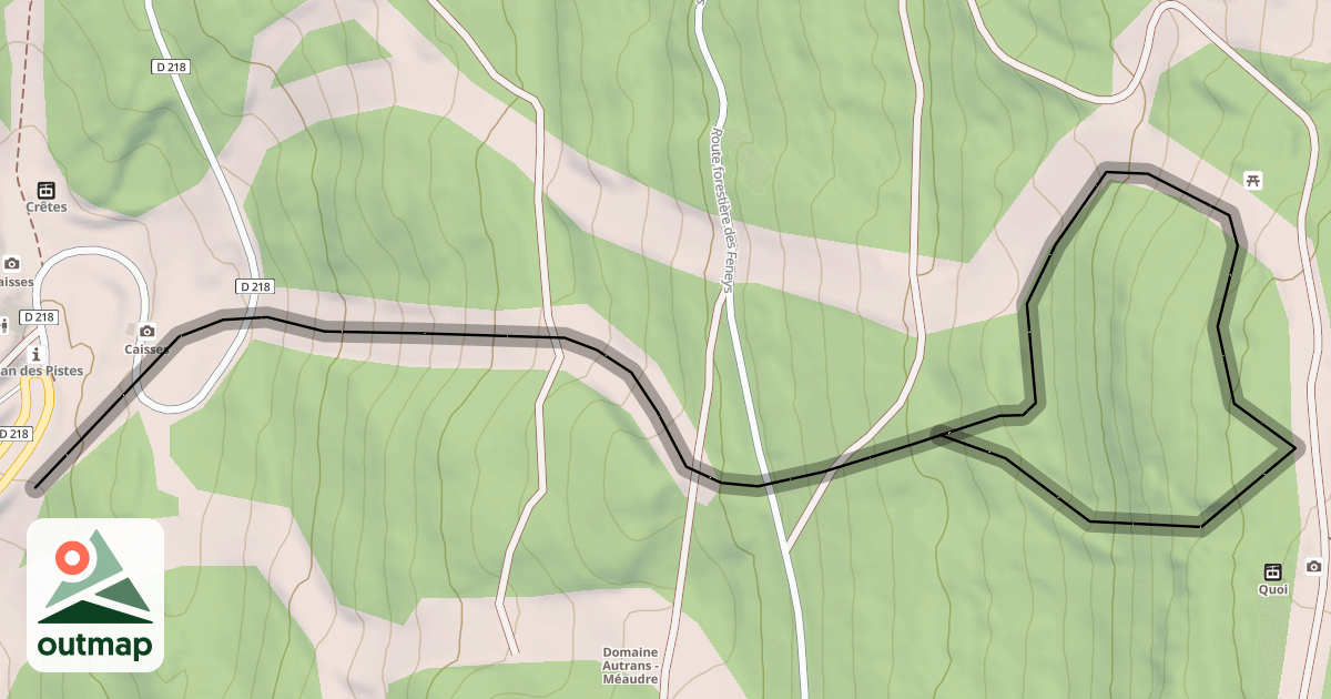 Map of Chevreuils