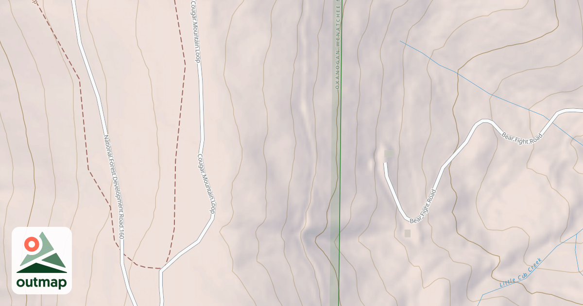 Map of LITTLE CUB CREEK M
