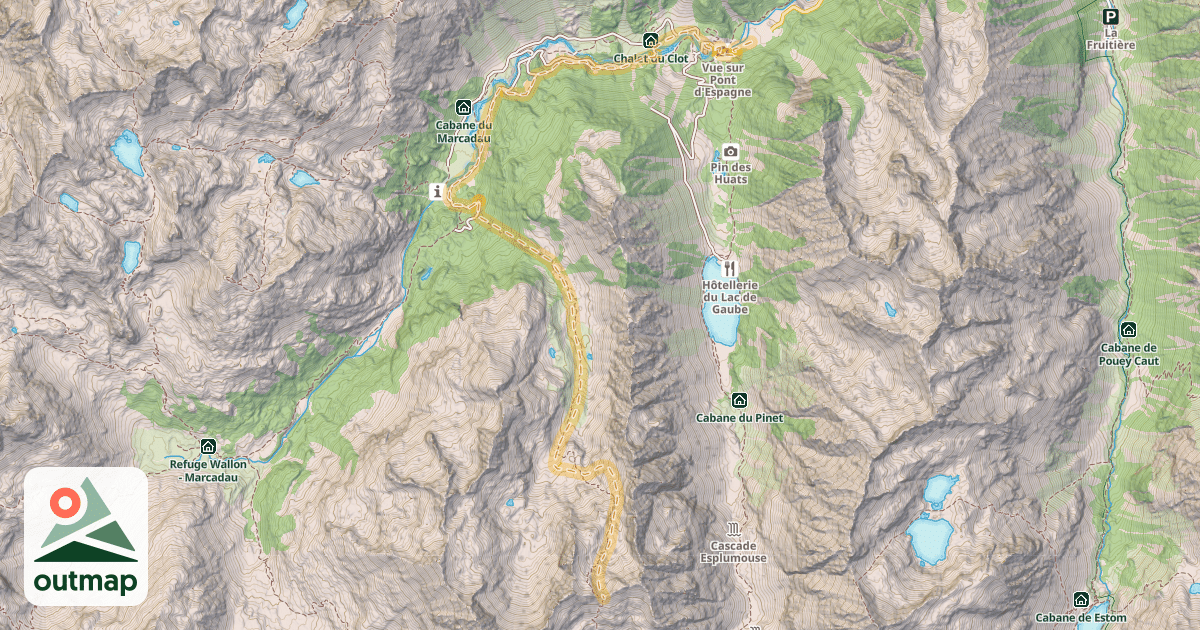 Map of Col Peyrot — Cambasque