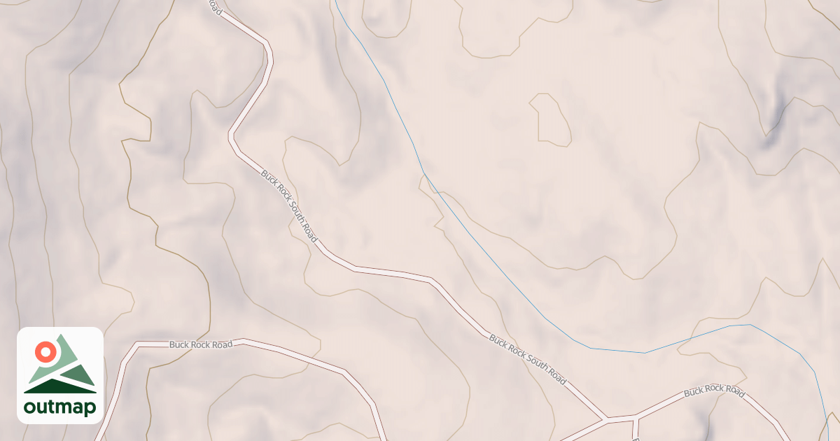 Map of BUCK ROCK SOUTH
