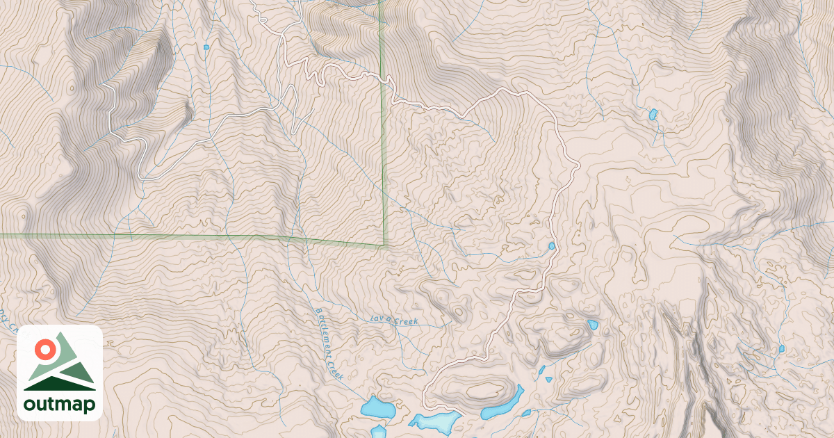 Map of BATTLEMENT JEEP