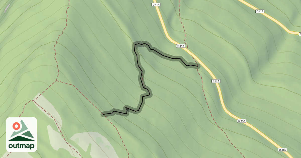 Map of Piste Freeride "La Première