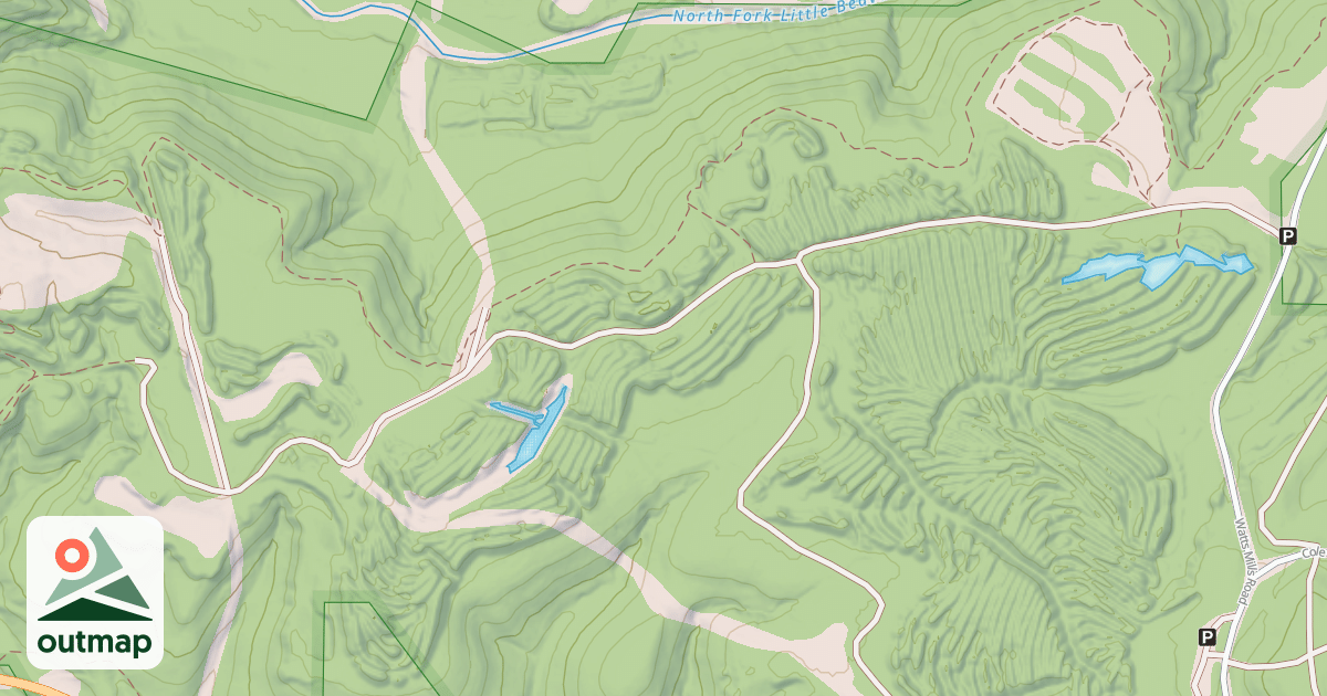 Map of ATV/Disabled Person Route