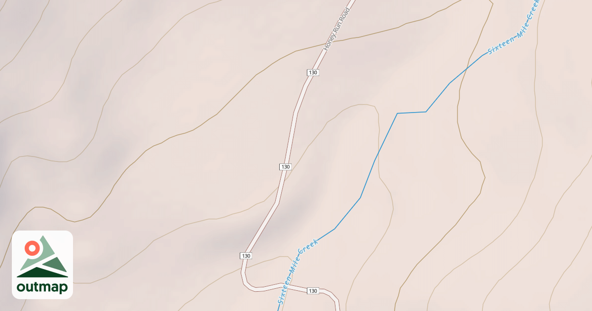 Map of Honey Run