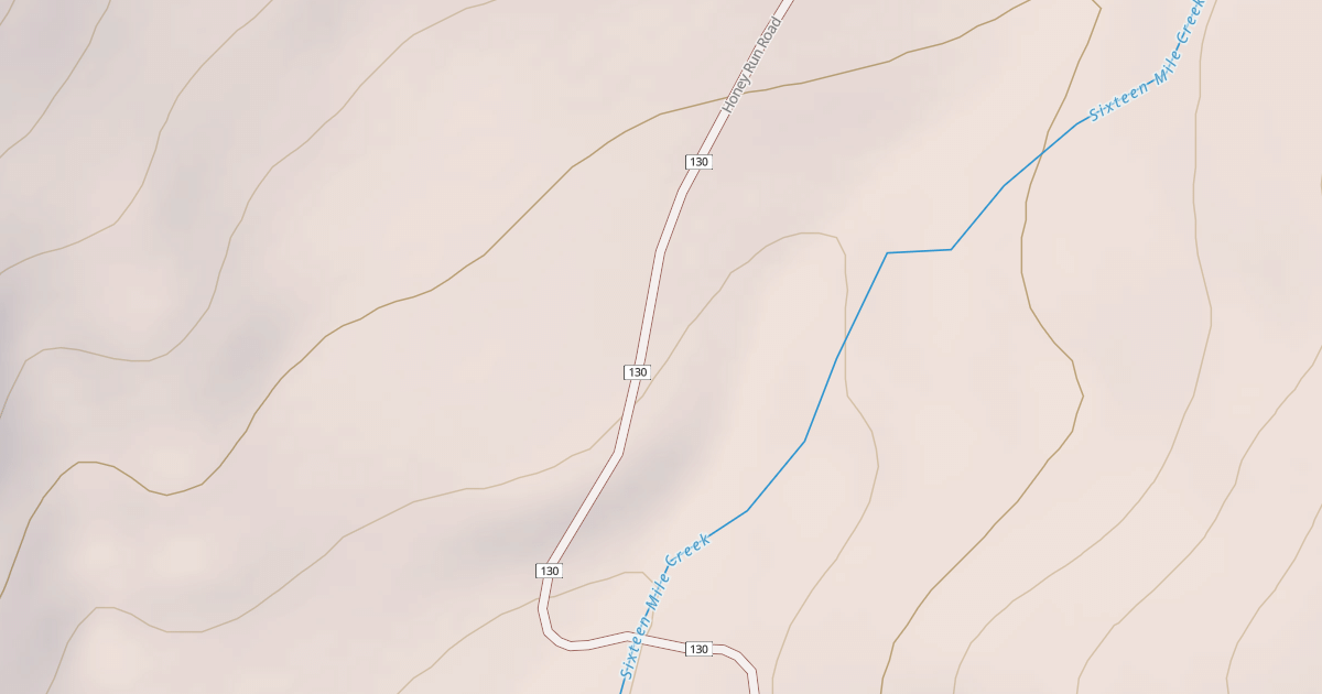 Map preview of Honey Run