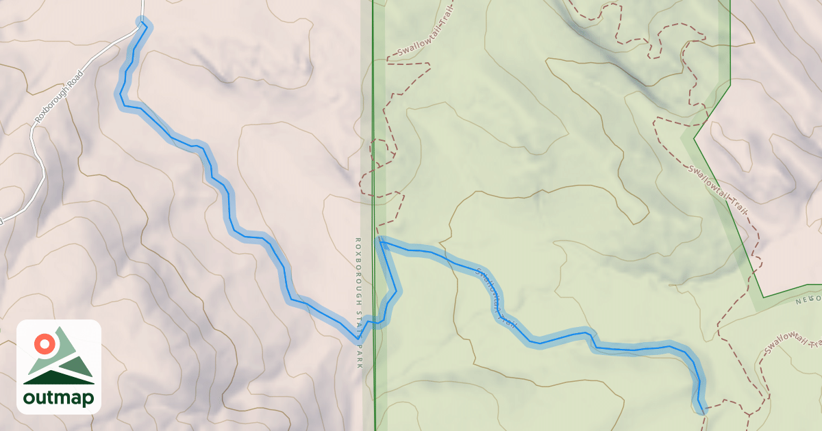 Map of Swallowtail Trail