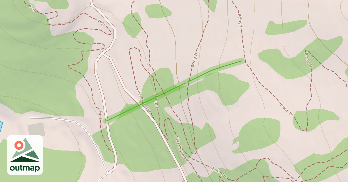Map of Fred's Chute