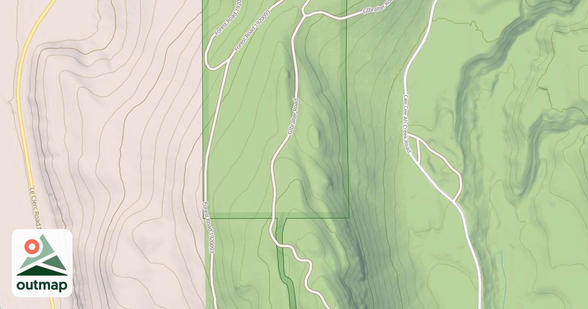 Map of GILBRALTER