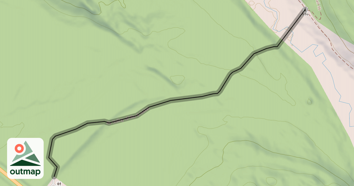 Map of 9a Valley of the 5 Lakes