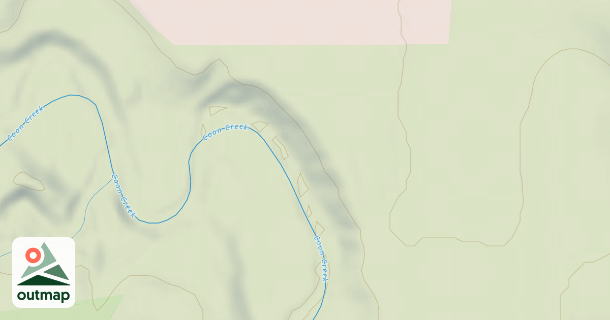 Map of Shady Oaks Native Prairie Adventure Trails