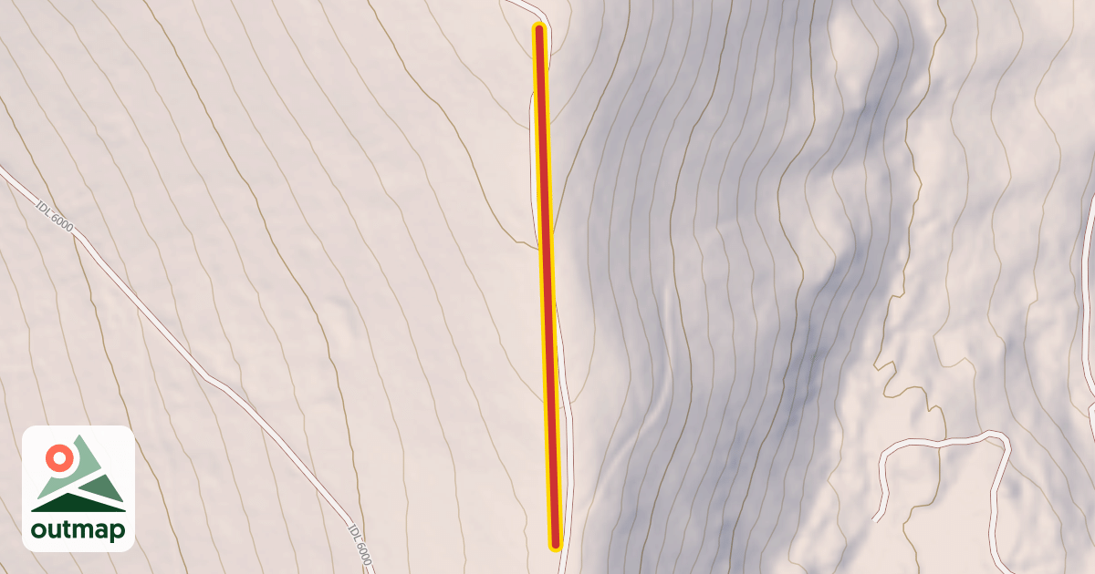 Map of Idyle Our T-Bar